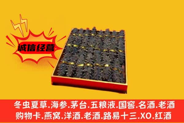 内江市回收海参